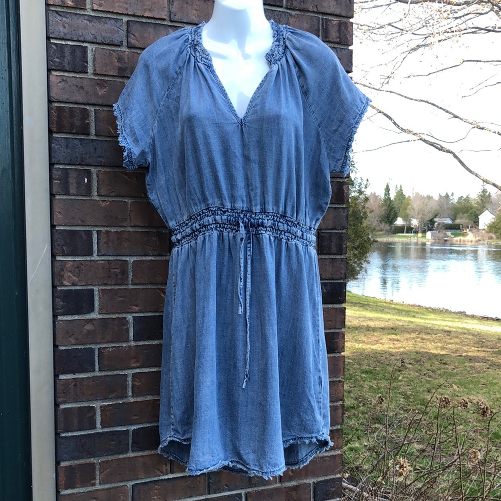 Velvet Heart Blue Short Sleeve Tunic Dress